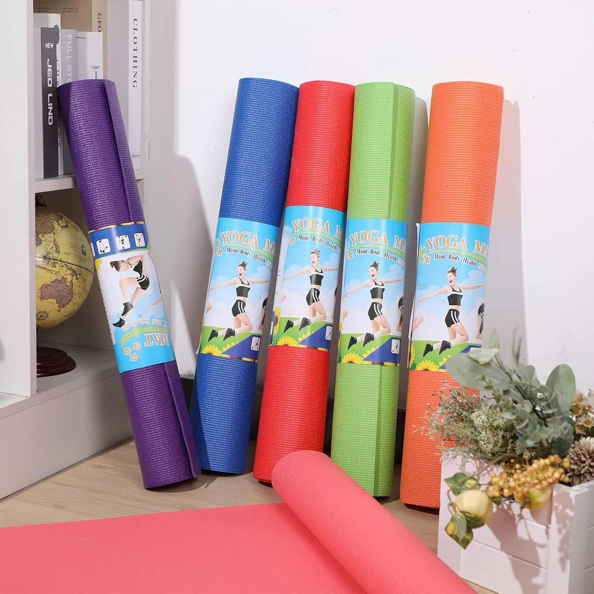 Non Slip Yoga Mats For Exercise And Fitness Workout