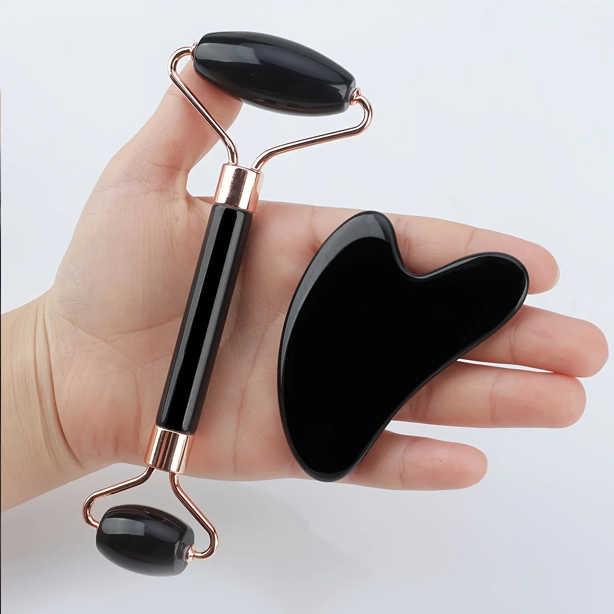 Plastic Ice Face Roller Gua Sha Tool For Facial Massage