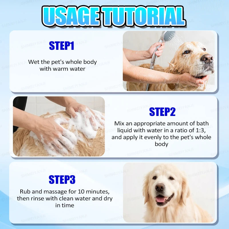 Premium Waterless Foam Dry Shampoo For Cats And Dogs Grooming