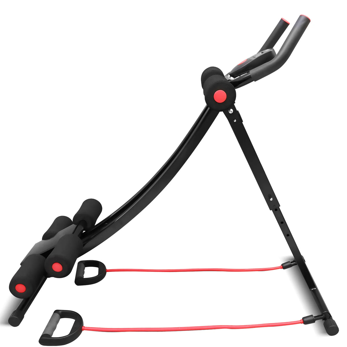 GIKPAL Foldable Ab Machine Core Trainer With LCD Display