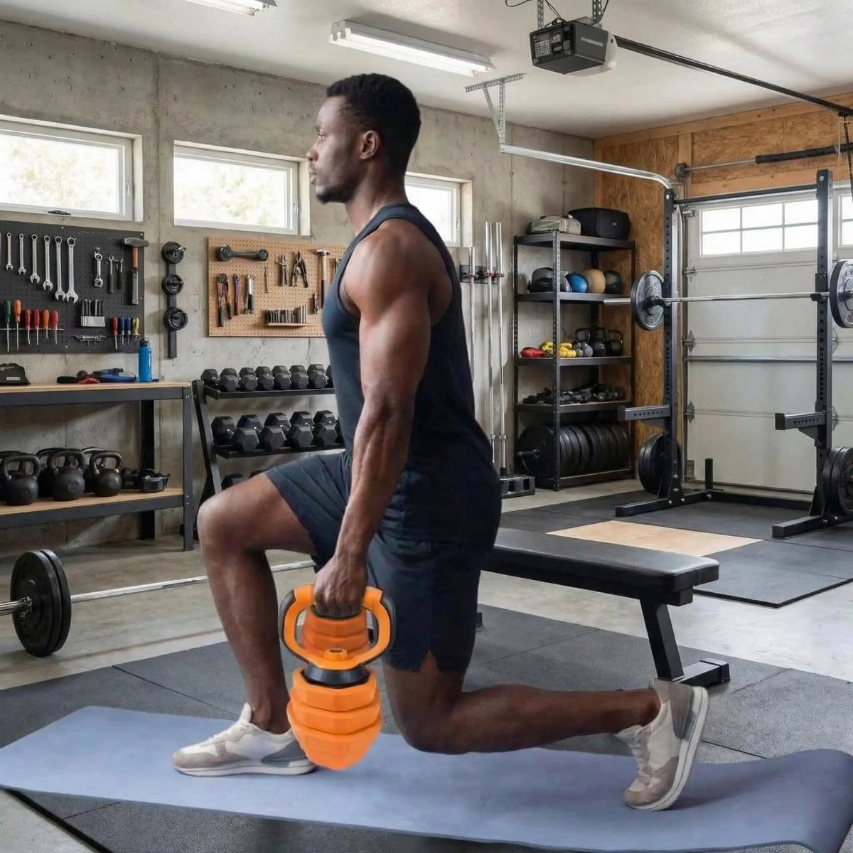 Adjustable Dumbbells For Home Gym Strength Training Weight Set
