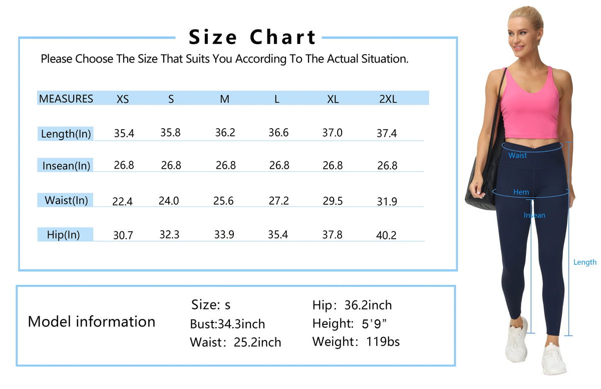 The Gym People Women V Cross Yoga Leggings Tummy Control