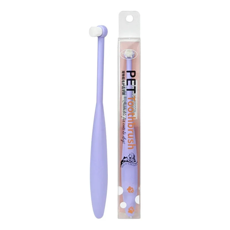 Dense Bristle Pet Toothbrush For Dog And Cat Oral Care