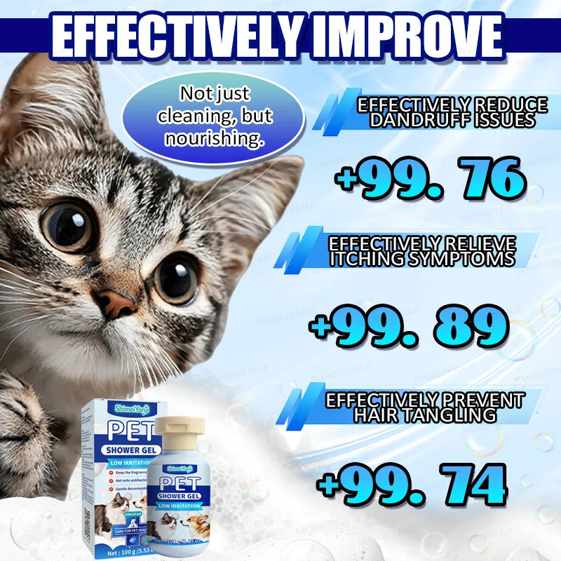 Premium Waterless Foam Dry Shampoo For Cats And Dogs Grooming