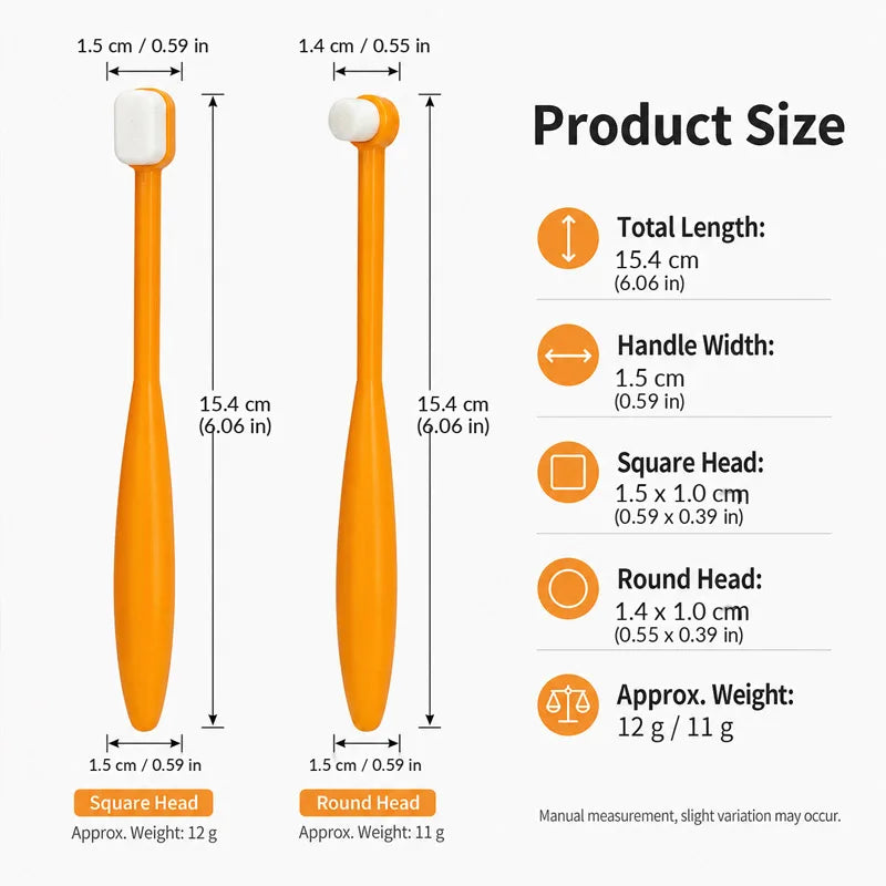 Dense Bristle Pet Toothbrush For Dog And Cat Oral Care