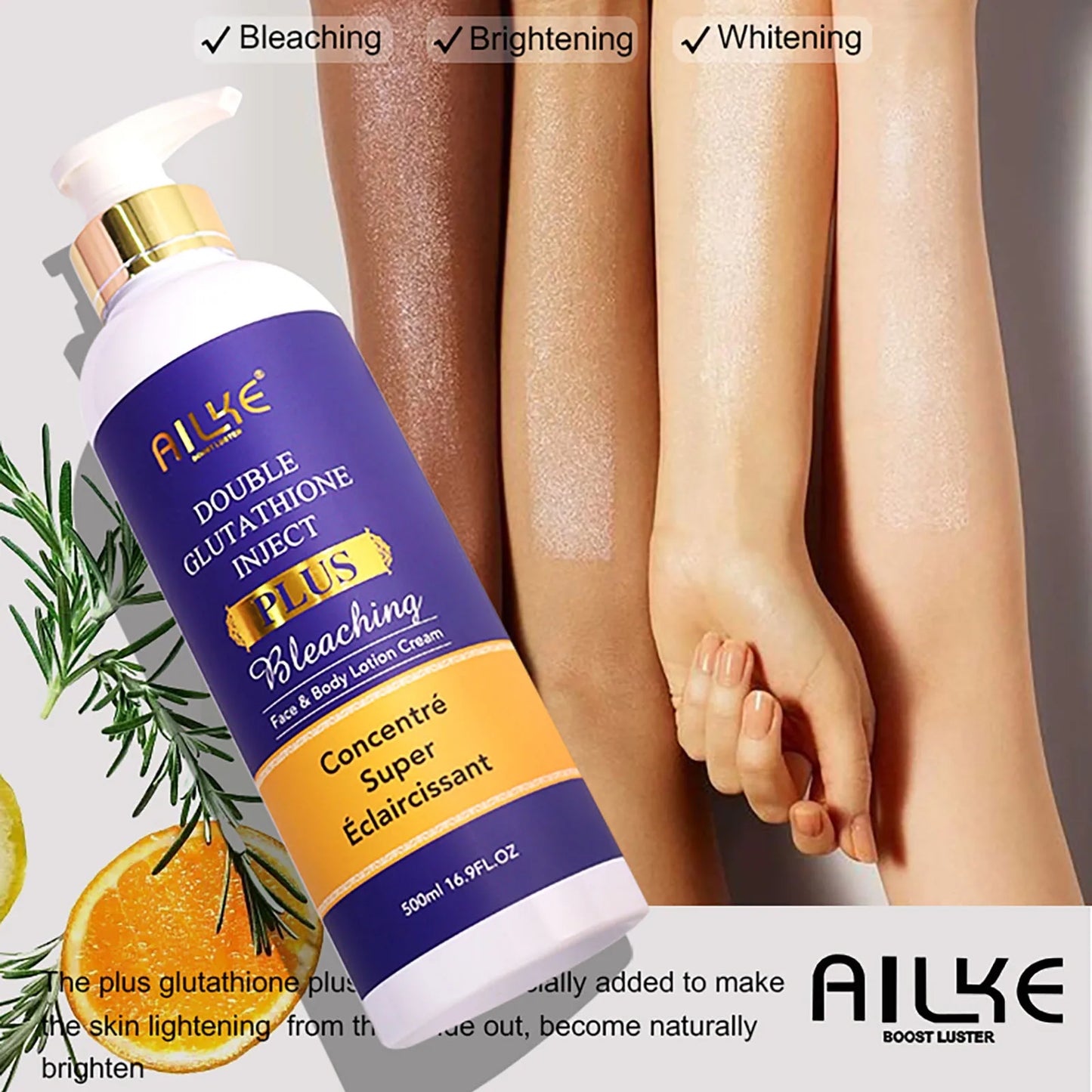 Ailke Brightening And Whitening Body Milk For Moisturizing