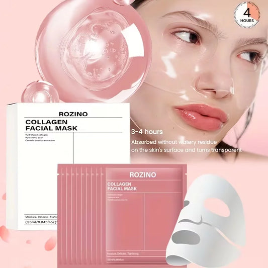 Rozino Bio Collagen Mask Set for Hydration and Glow