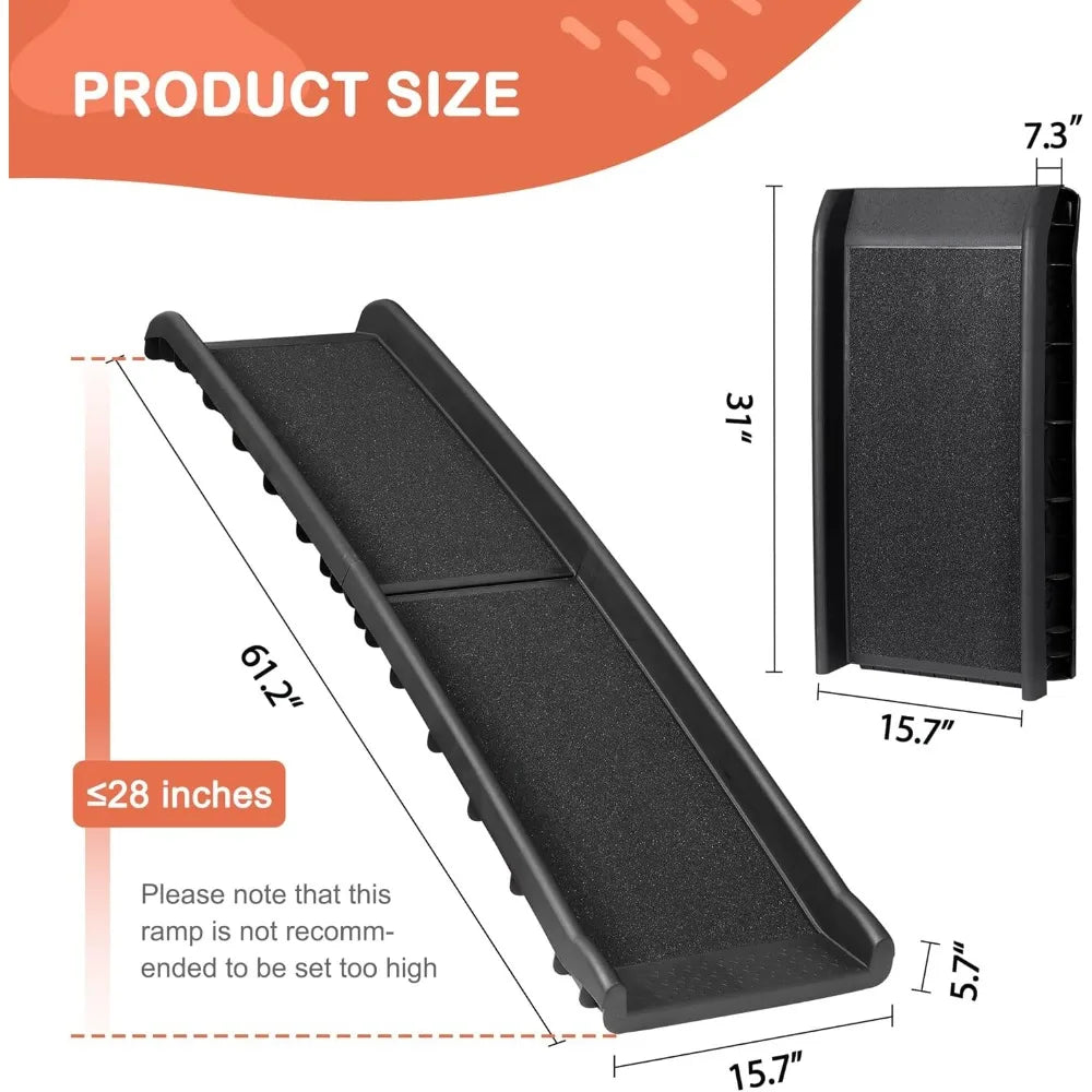 Heavy Duty Folding Dog Ramp For Cars Trucks And SUVs