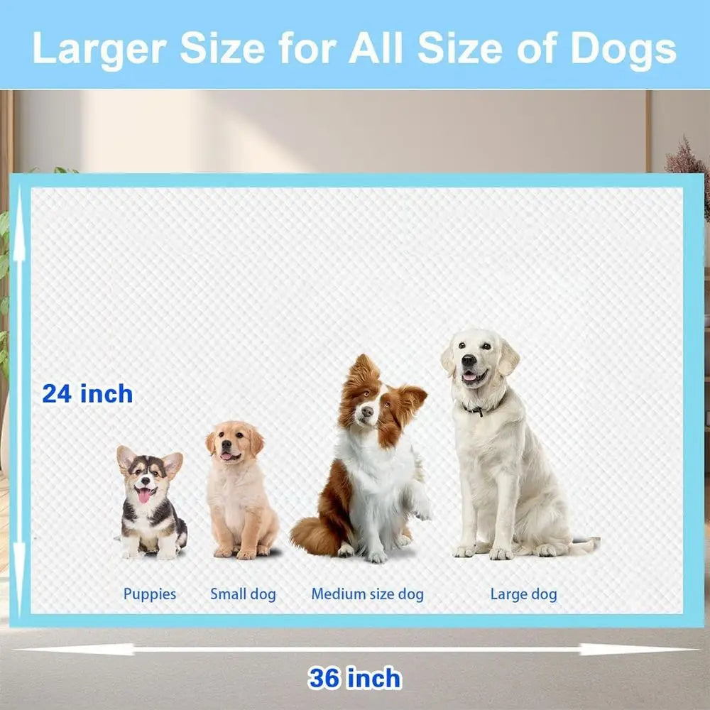 Super Absorbent Quick Dry Disposable Puppy Pads For Indoor Training