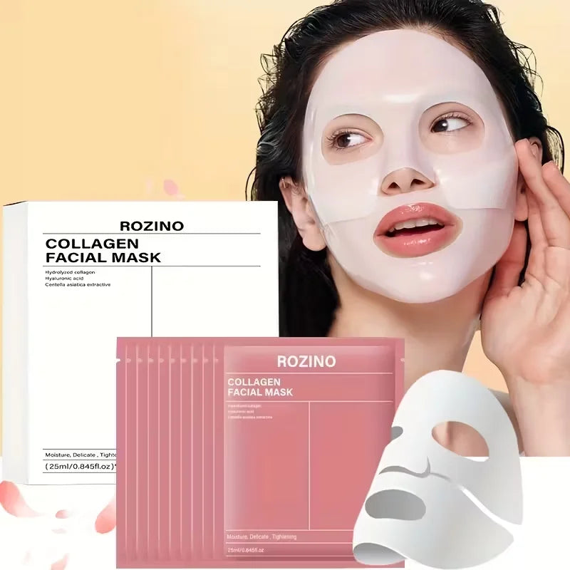 Rozino Bio Collagen Mask Set for Hydration and Glow