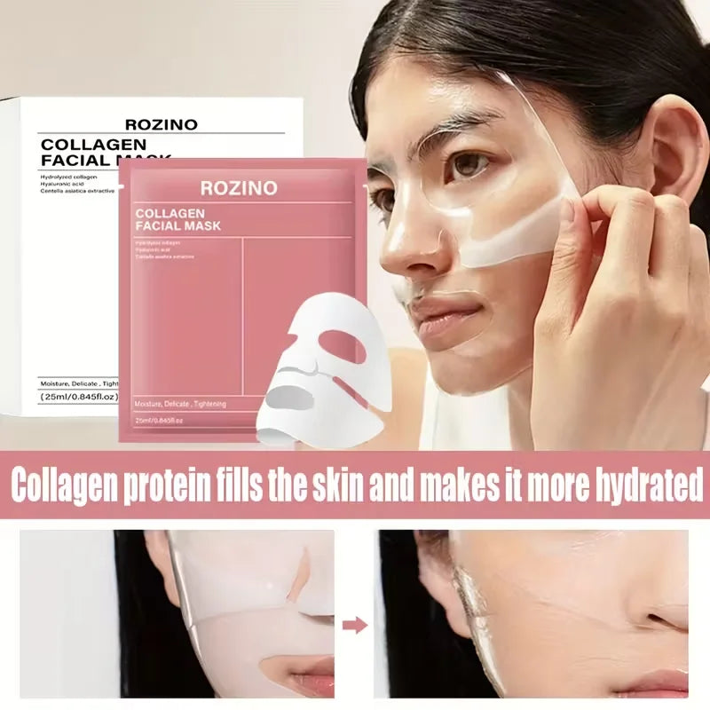 Rozino Bio Collagen Mask Set for Hydration and Glow