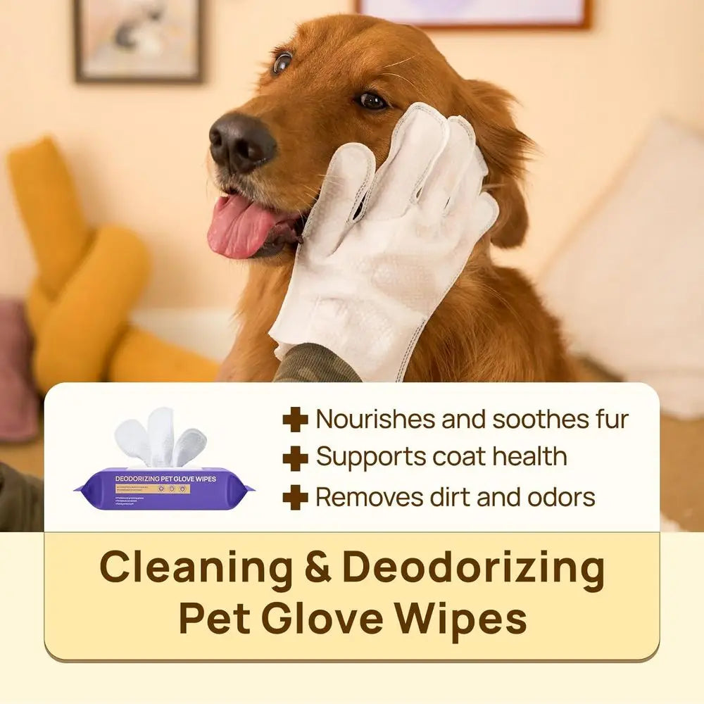 Vet Recommended Deodorizing Pet Cleaning Wipes For Dogs