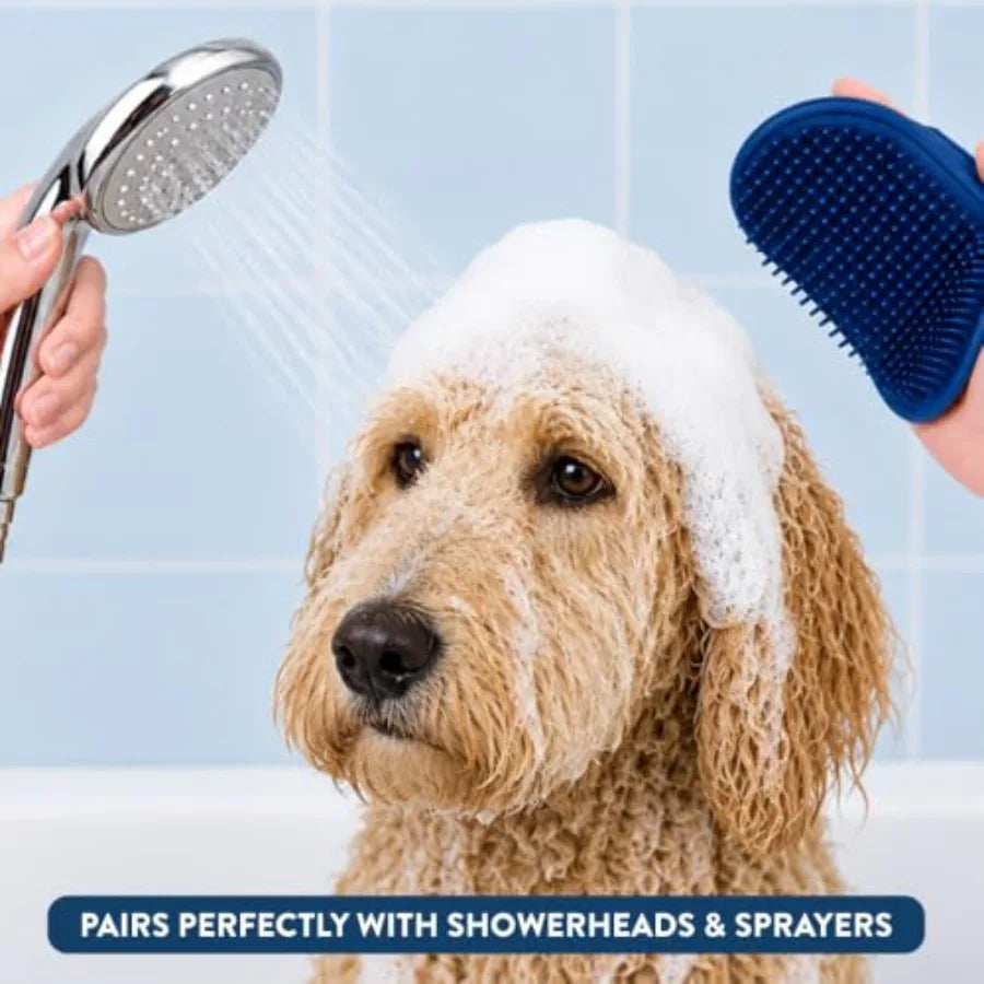 Stainless Steel Pet Shampoo Brush For Dog And Cat Grooming