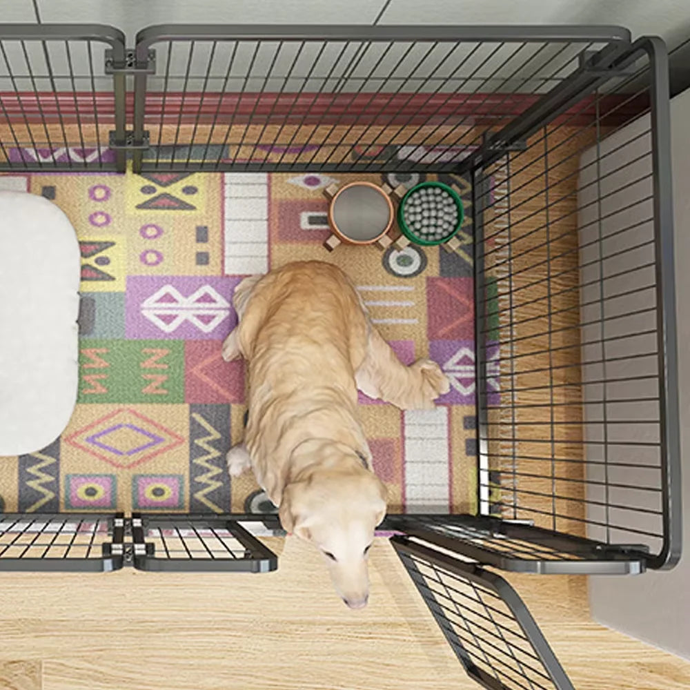 Heavy Duty Stainless Steel Foldable Dog Fence Playpen And Kennel
