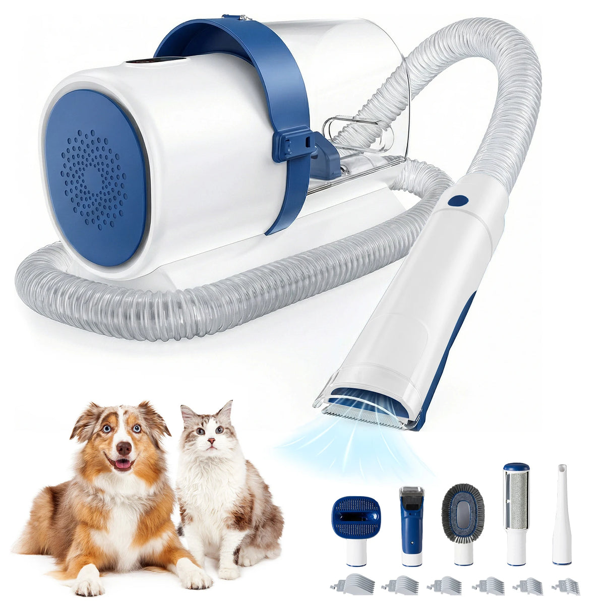 JHK Professional Low Noise Cordless Pet Grooming Clippers