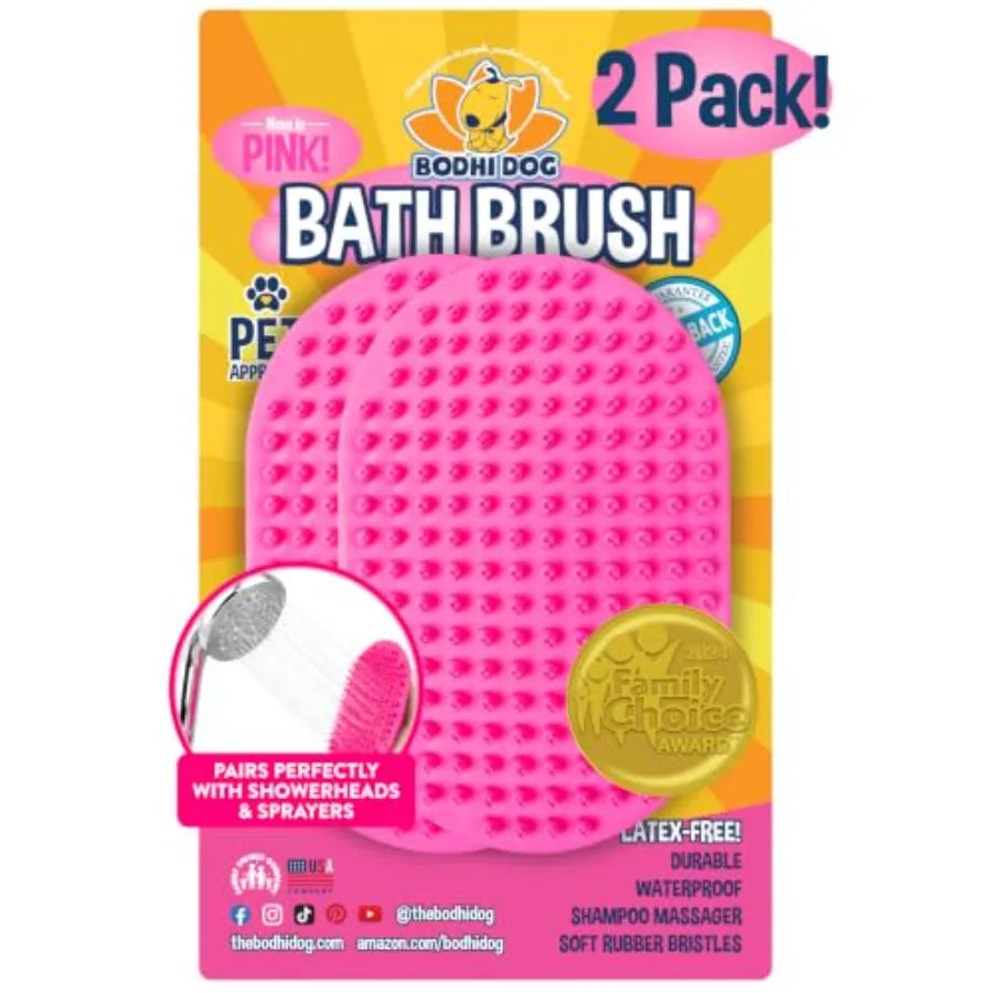 Stainless Steel Pet Shampoo Brush For Dog And Cat Grooming