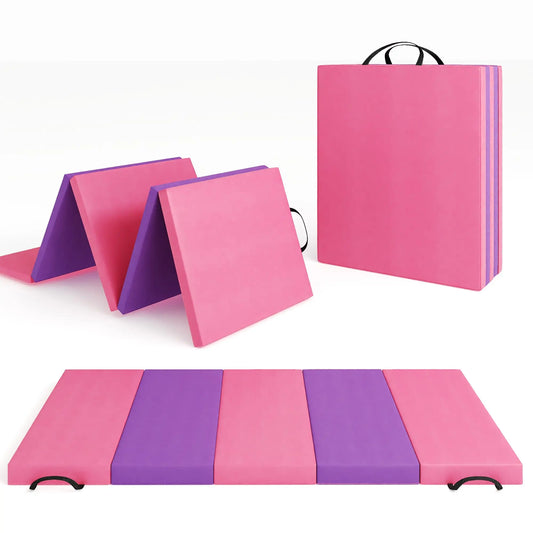 HiMISS Foldable Gymnastics Tumbling Mat Home Fitness Training