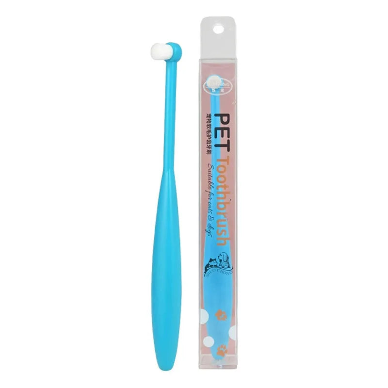 Dense Bristle Pet Toothbrush For Dog And Cat Oral Care