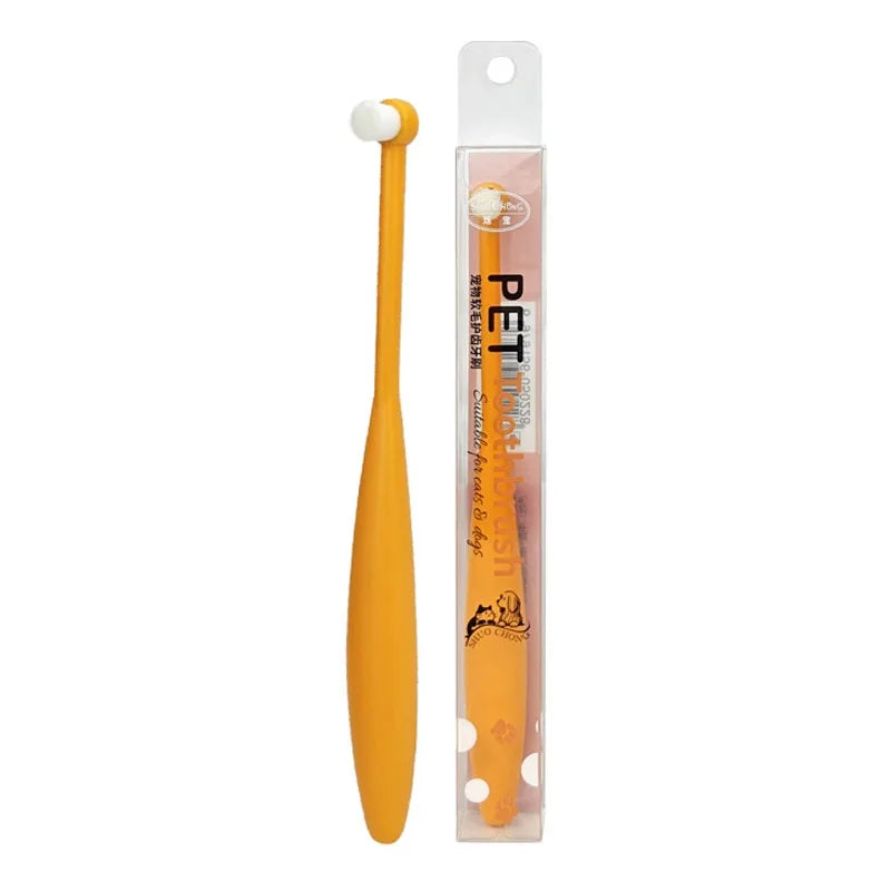 Dense Bristle Pet Toothbrush For Dog And Cat Oral Care