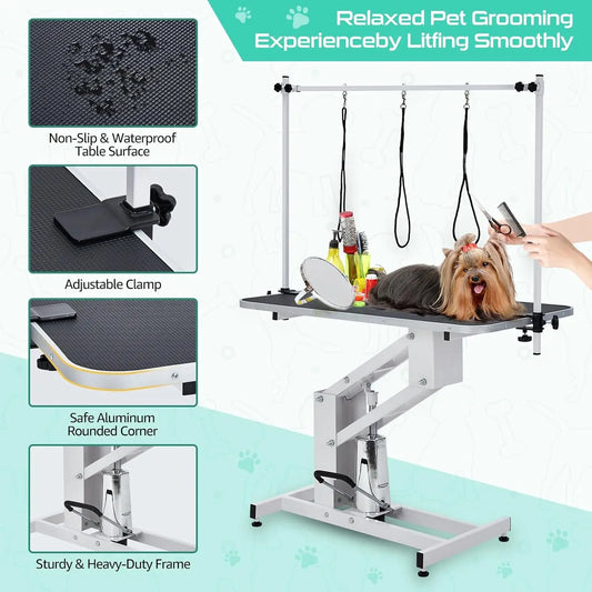 Garvee Electric Pet Grooming Table With Adjustable Height Station
