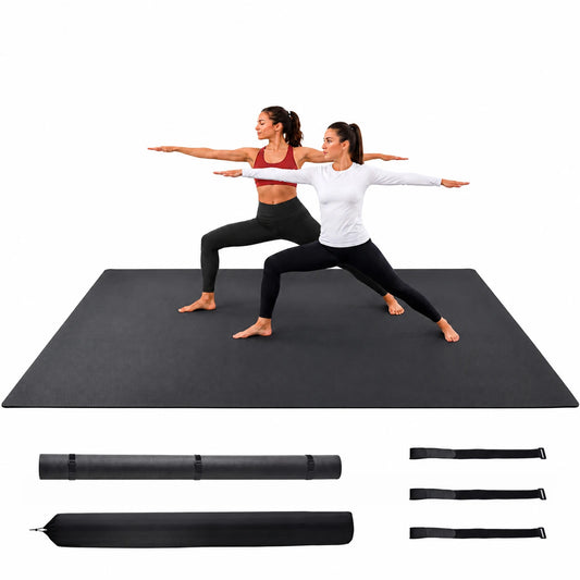Extra Thick Non Slip PVC Workout Mat With Carry Bag