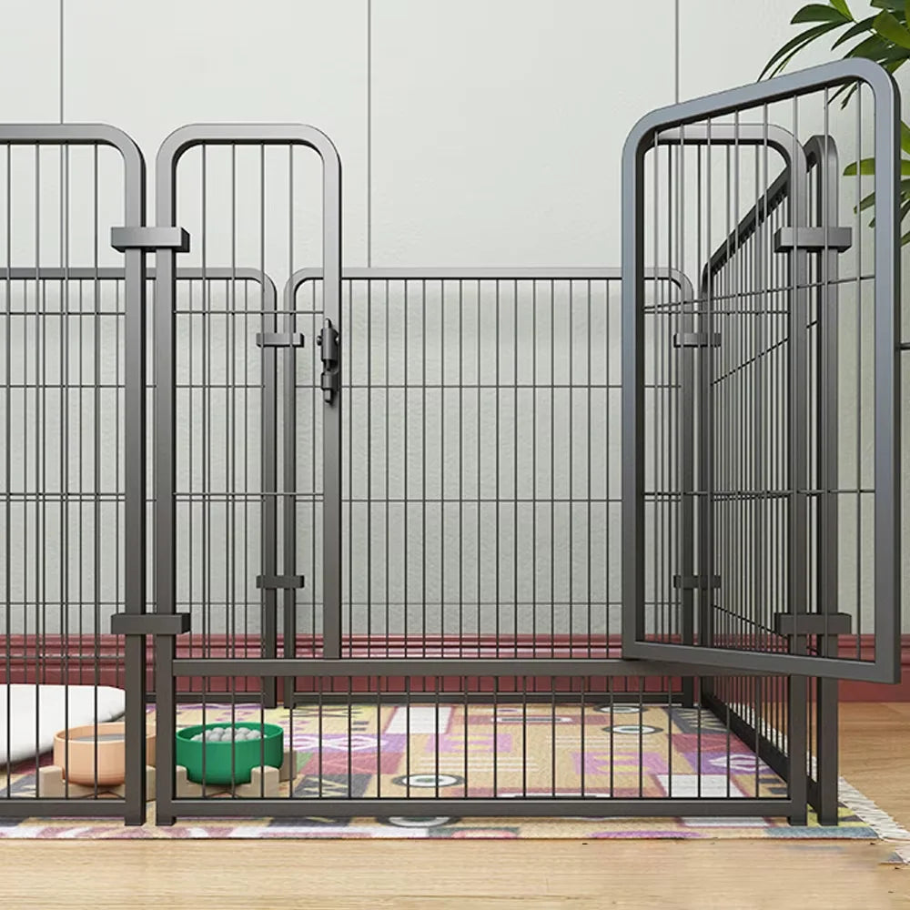Heavy Duty Stainless Steel Foldable Dog Fence Playpen And Kennel