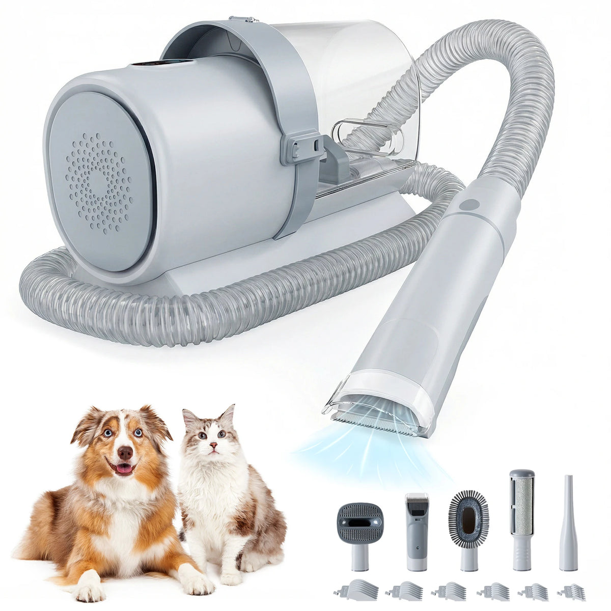 JHK Professional Low Noise Cordless Pet Grooming Clippers