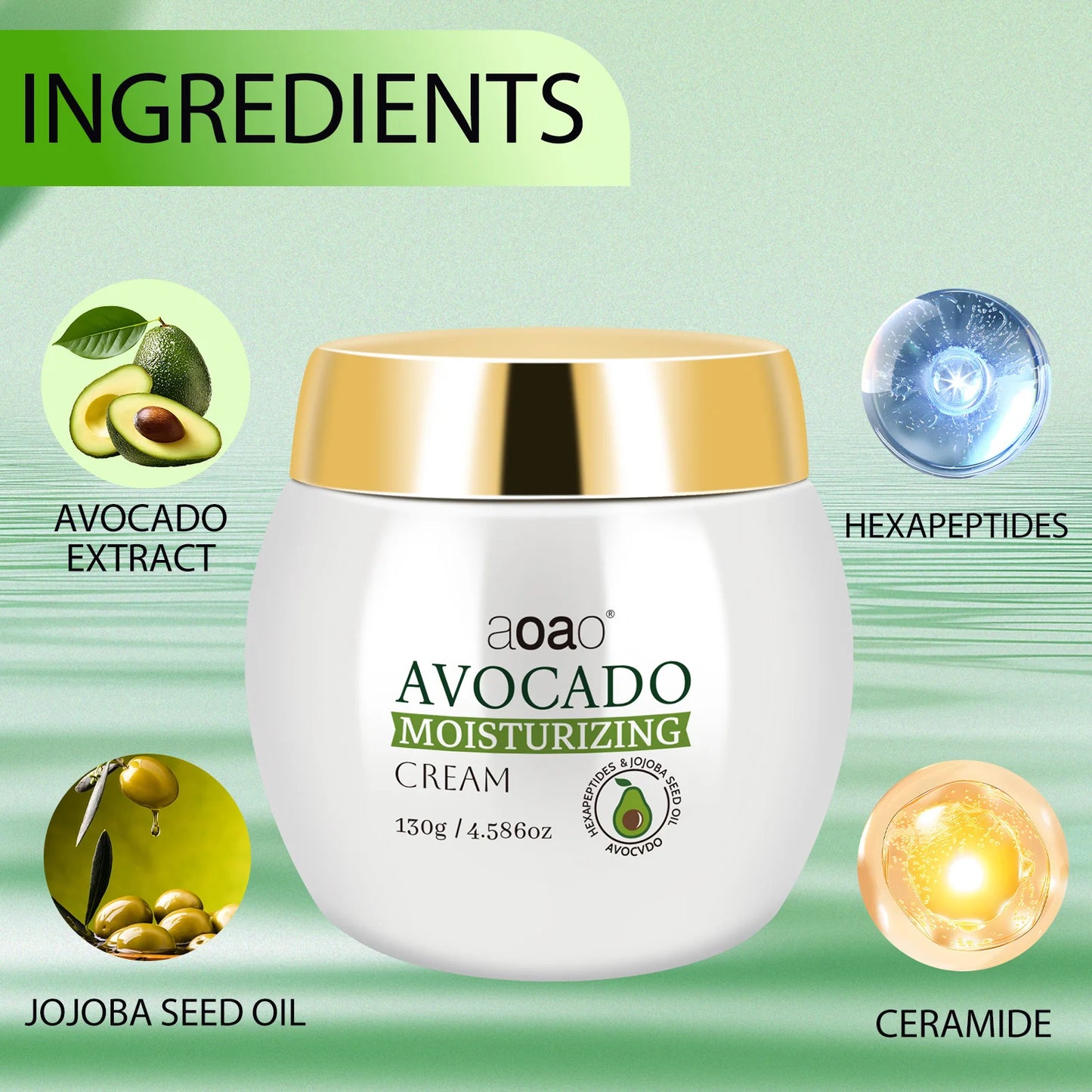 Aoao Avocado Niacinamide And Vitamin E Firming Soothing Face Cream