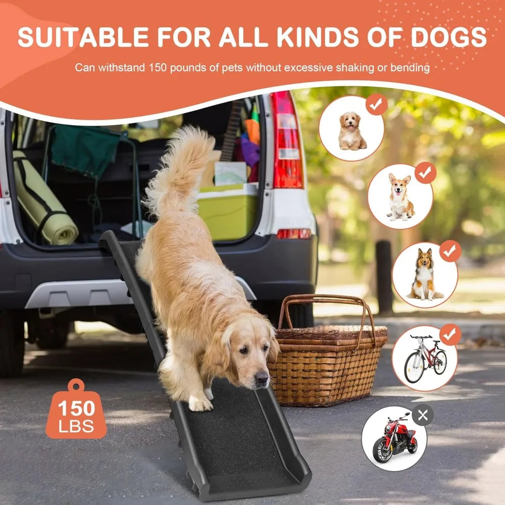 Heavy Duty Folding Dog Ramp For Cars Trucks And SUVs