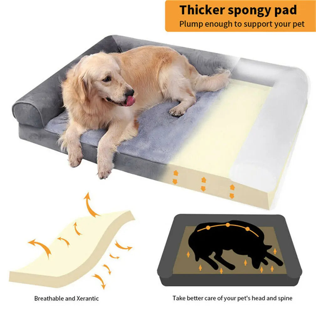 Bingopaw Orthopedic Dog Bed With Removable Washable Foam Cover