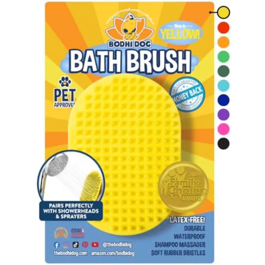 Stainless Steel Pet Grooming Shampoo Brush For Cats And Dogs